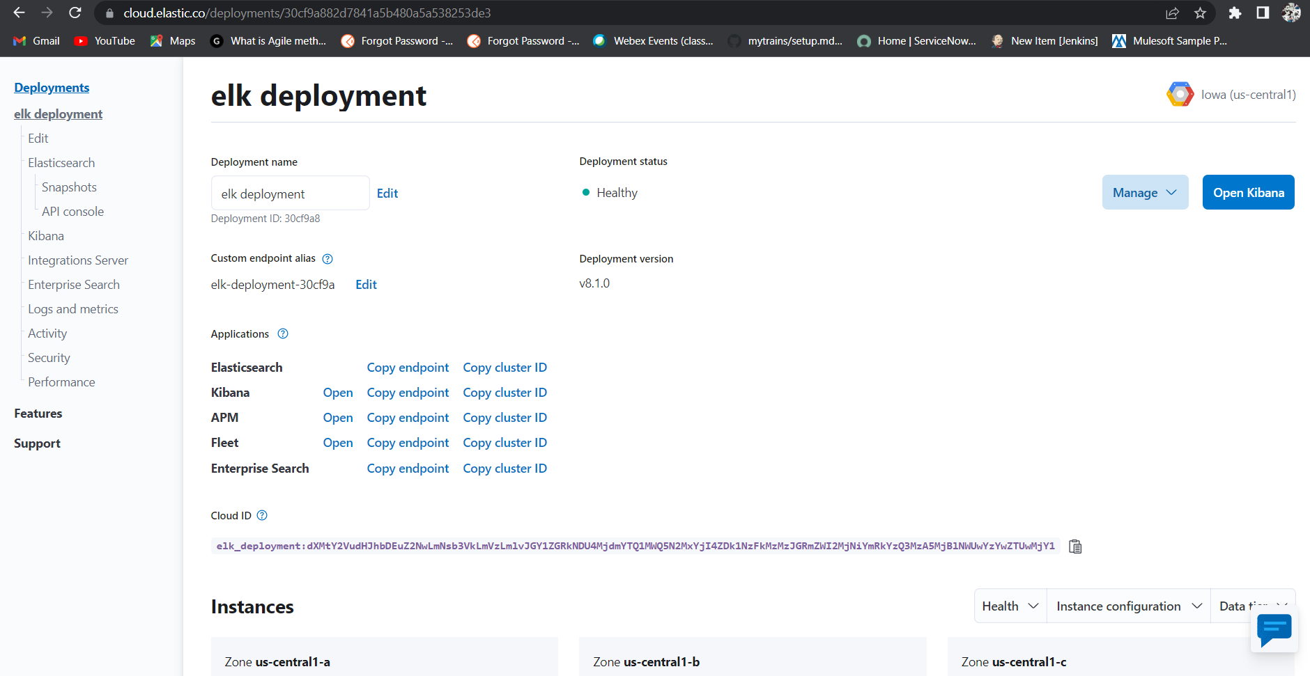 CloudHub Log Externalization to ELK Cloud using HTTP Appenders