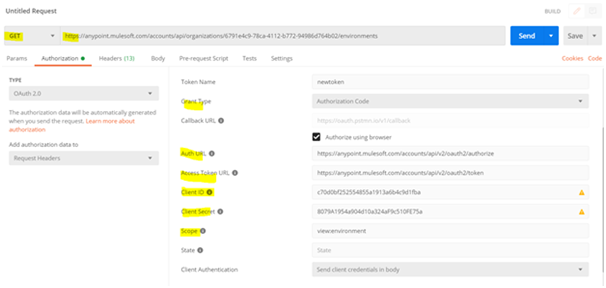 Connected Apps Integration